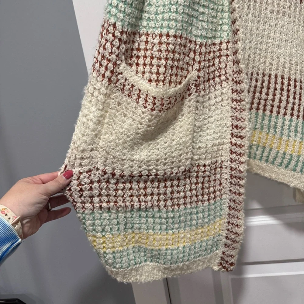 Net 153 NWT Multicolor Knit Cardigan